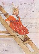 Carl Larsson Barbro oil painting reproduction